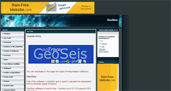 Desktop Screenshot of geoseis.tr.gg